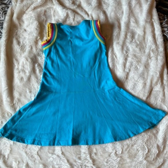 2/$30 Kloz for Kids Blue Sleeveless Dress Girls Size 6 - Picture 6 of 12